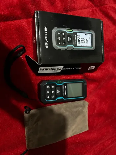 Medidor de Distância a Laser 120METROS Mileseey S6 Profissional com Caixa