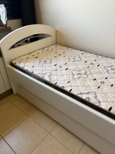 Bicama solteiro com dois colchões Ortobom 