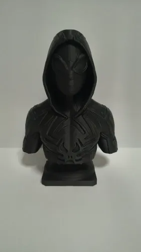 Busto Homem Aranha Miles Morales - Impressão 3D - 18cm