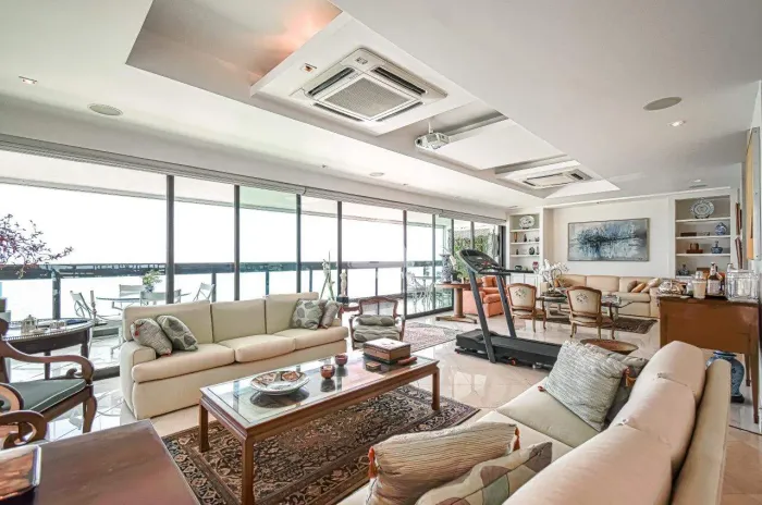 Apartamento Magnífico, 264 m², salão em 3 ambientes, varanda espaçosa, vista maravilhosa m