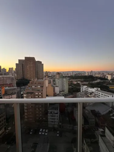 Studio mobiliado 17° andar, vista livre, Centro SP, Setin Downtown