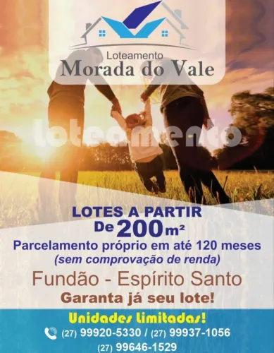 LOTEAMENTO MORADA DO VALE FUNDÃO