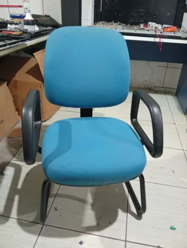 Cadeira para recepção escritório pé fixo