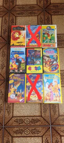 Fitas VHS da Disney