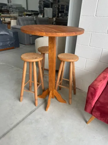 Bistro Rustico com 3 banquetas (NOVO)
