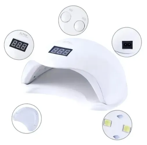 Cabine Sun Led UV 48w para unhas com sensor e temporizador