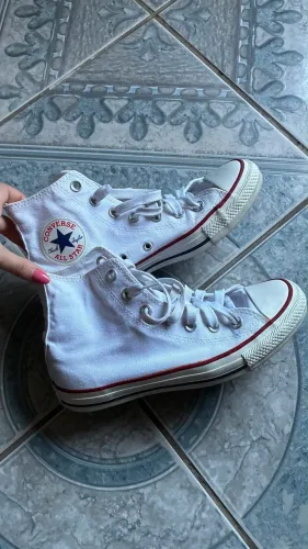 Converse All Star Original Cano Alto Branco - Tam. 36 | Seminovo