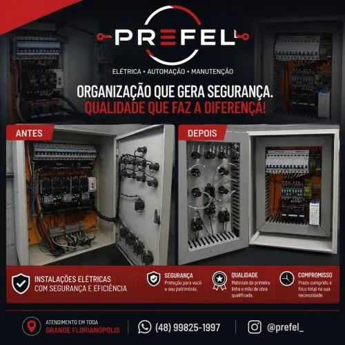 Organização e Manutenção de Quadros Elétricos - Segurança e Padrão