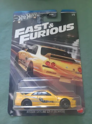 Hot Wheels Silver Series Velozes e Furiosos Nissan Skyline GTR BCNR33