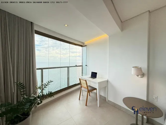 1/4 MOBILIADO PARA VENDA NO BEACH CLASS ONDINA - 44 M² - ACESSO À PRAIA - VISTA MAR
