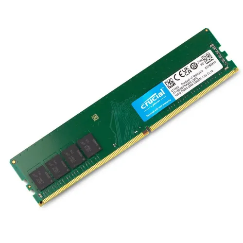 Memoria ddr4 16gb 2666mhz crucial para cpu