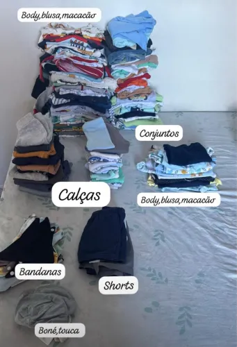 Lote de roupa bebê menino 