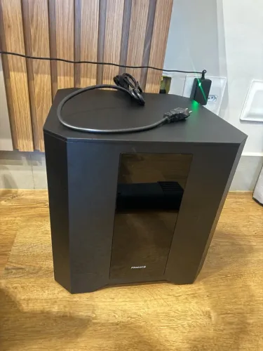 Subwoofer Frahm para Home Theater - Preto