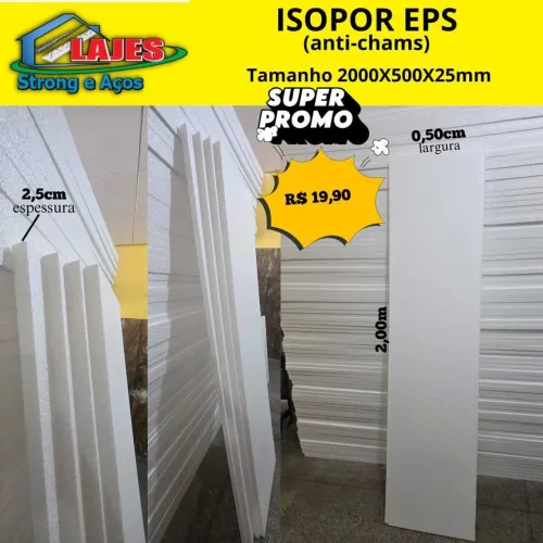 Isopor pra forro e laje pre moldada em oferta 