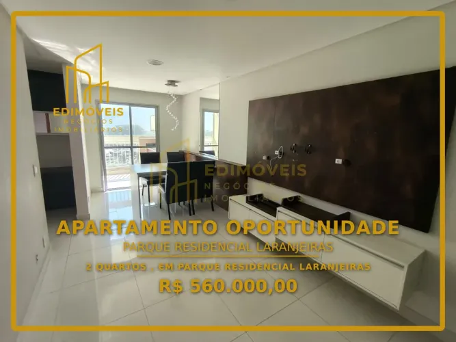 Sensacional Apartamento no Parque Residencial Laranjeiras - Próximo ao Shopping!