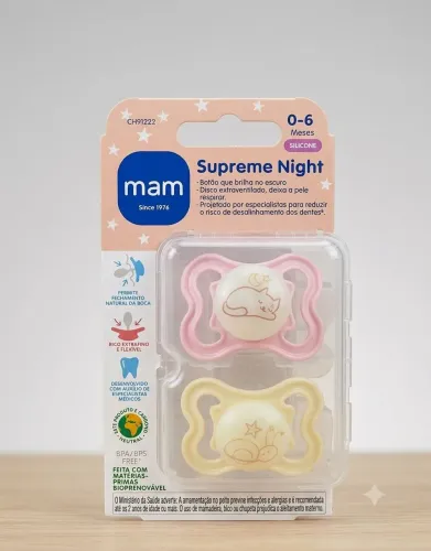 Chupeta MAM Perfect Night e Perfect
