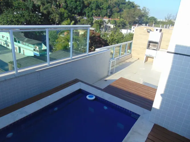 Cobertura Duplex com Piscina Privativa  3 Quartos no Condomínio Heaven | Vargem Pequena