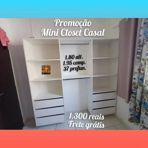 Promoção mini closet casal 