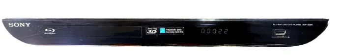 Blu-ray Sony 3D BDP-S590 3D Hi-fi saída ótica funcionando plenamente mas sem o controle