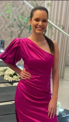 Vestido Festa Rosa Pink