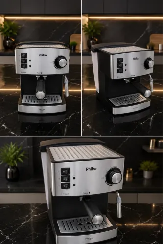 Cafeteira Philco Coffee Express 15 Bar - Prepara Expresso e Cappuccino