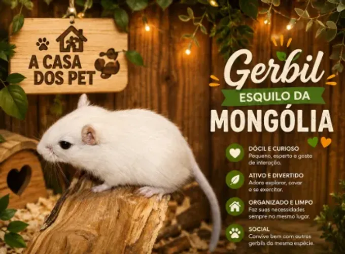 Gerbil - Esquilo da Mongólia