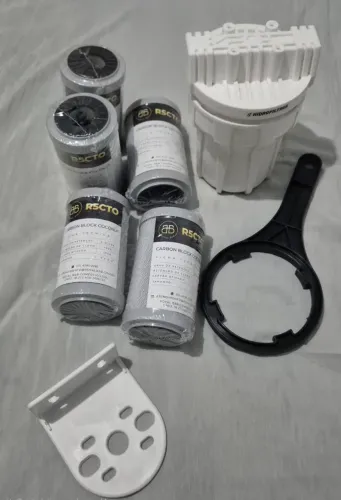 Kit 6 Refis Filtro Carvão Ativado Carbon Block 5" (CTO5) - Novo