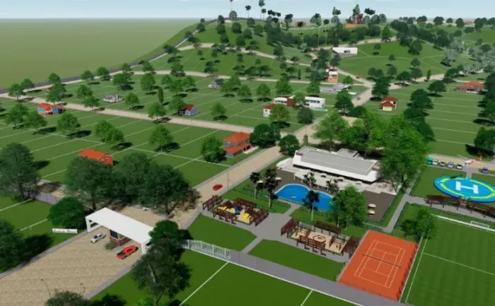 Lote de 1.400m2 no Quinta dos Palmares