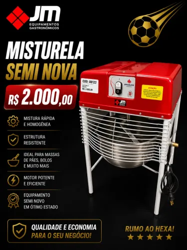 Misturela 15 lts - Progas - jm equipamentos 
