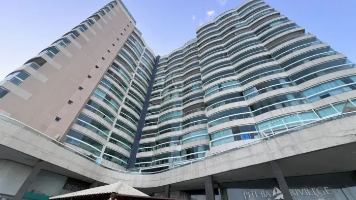 APARTAMENTO DE 1/4 E SALA MOBILIADO NA PITUBA COM VISTA MAR E VAGA DE GARGEM