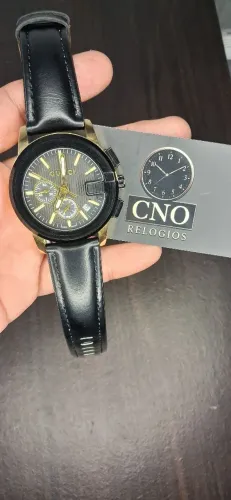 Relógio Luxo Chrono Gold - Promoção 