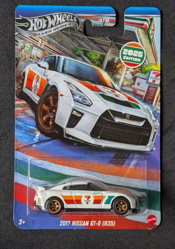 Hot Wheels '2017 Nissan GT-R (R35) 7 Eleven