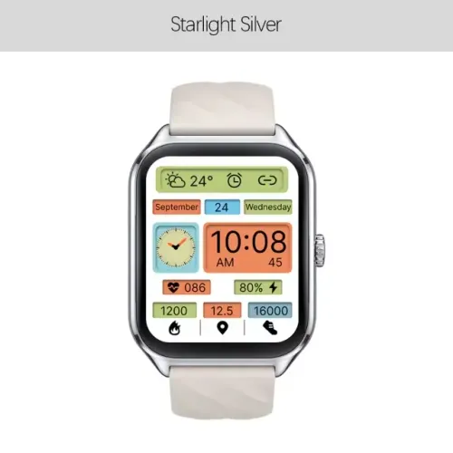 SmartWatch Zeblaze GTS 4 - Display Amoled de 1,94 Polegadas - PRATA