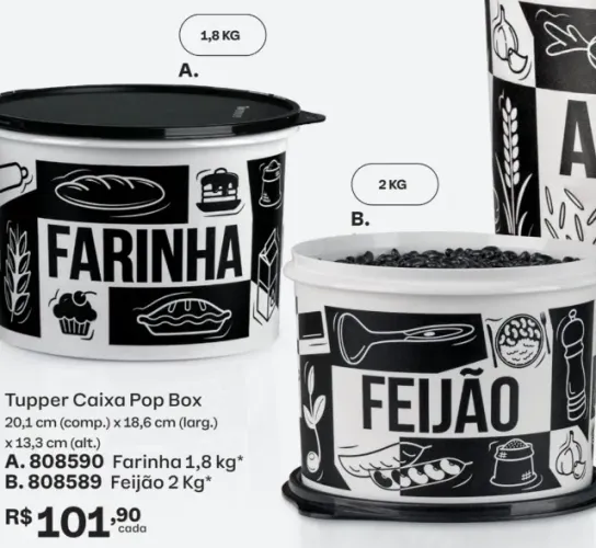 Tupperware Feijao 2kg