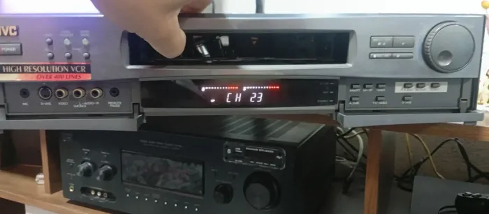 Vídeo casete JVC funcionando modelo hrs6900u pra colecionador