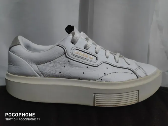 Adidas Sleek couro original, N°38