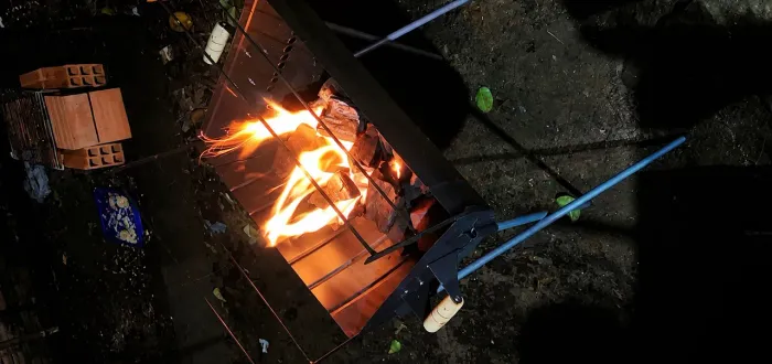 Churrasqueira Grande 87 cm em Aço Carbono