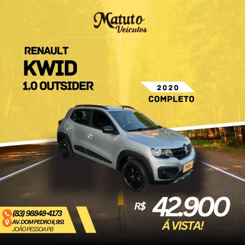 Renault Kwid Outsider 1.0 Flex 12V 5P Mec. 2020