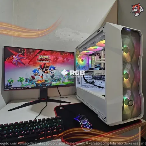 PC Gamer Completo - Ryzen 7 8700G + RTX5060 + DDR5 32GB + NVMe 1TB