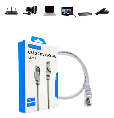 Cabo Cat6 - Loja PW STORE