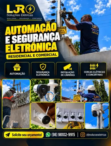 Automação e segurança eletrônica | LJR Soluções Elétricas