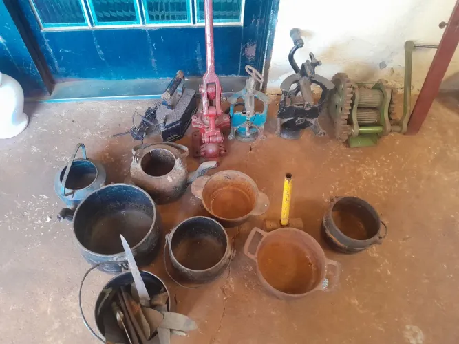 Engenho de ferro e caldeirão 