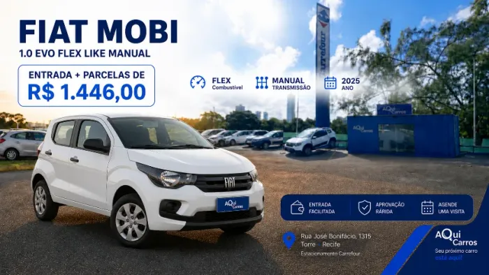 Fiat Mobi Like 1.0 Fire Flex 5P. 2025