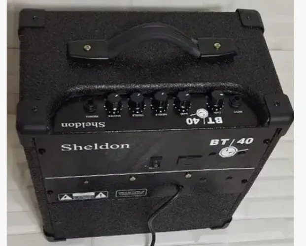 Caixa Som Bateria Eletrônica Sheldon BT 40 novinha nunca foi utilizada ... filé!!!