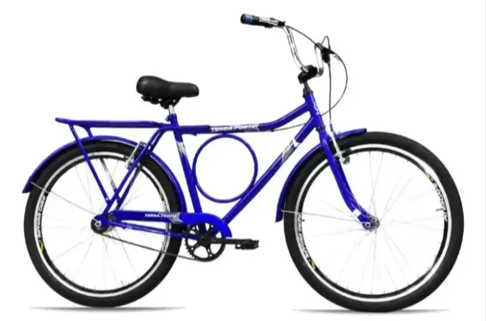 Bicicleta Monark Trabalho Aro 26 - Bagageiro, Resistente e Confiável