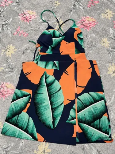 Vestido estampado M