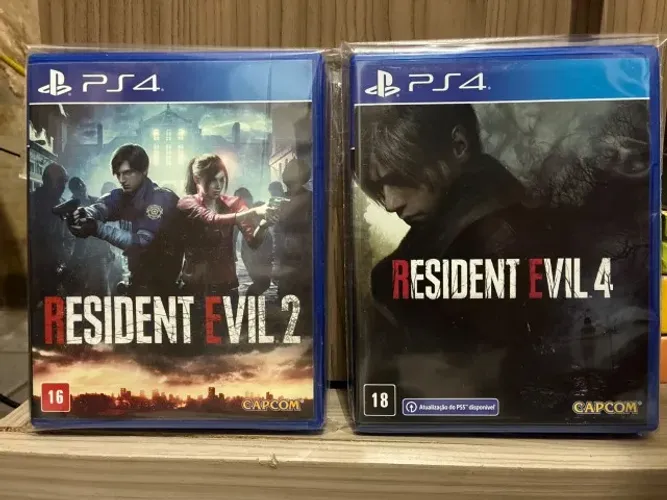 Jogo Resident Evil 2 + Resident Evil 4 - PS4/PS5