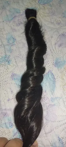 Mecha de cabelo natural