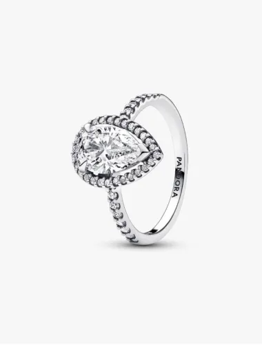 anel pandora prata aro 16'18'22