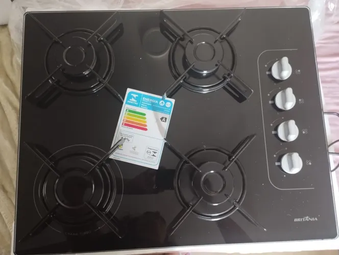 Cooktop a Gás Britânia 4 Bocas BCT4P